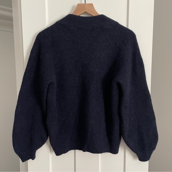 Sezane Cody Jumper Sweater Navy Blue Size Small - Picture 5 of 12